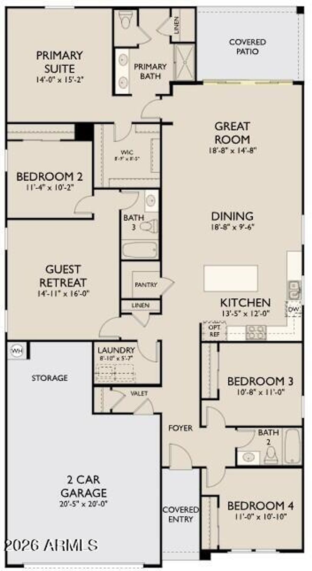 Photo of 6646 E Fiddleneck Way, San Tan Valley, AZ 85143 (MLS # 7001035)