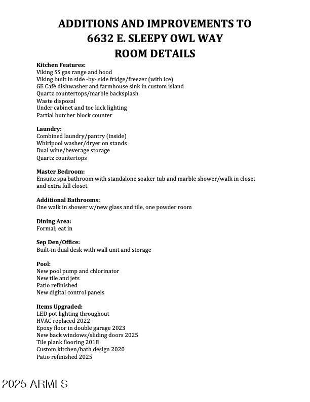 6632 E SLEEPY OWL Way