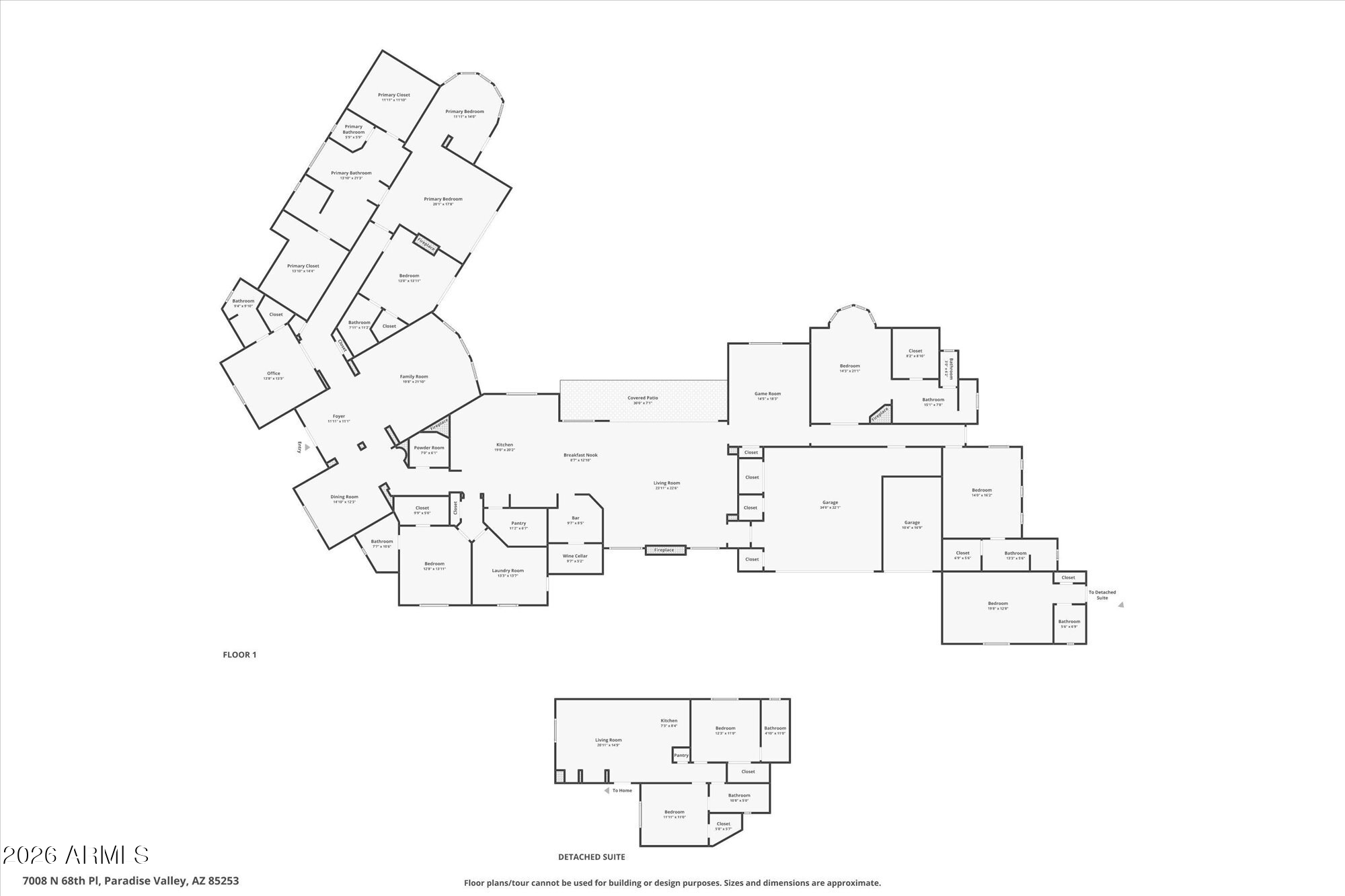 Welcome to 7008 N 68th Place, an old world Mediterranean designed luxu – image 1