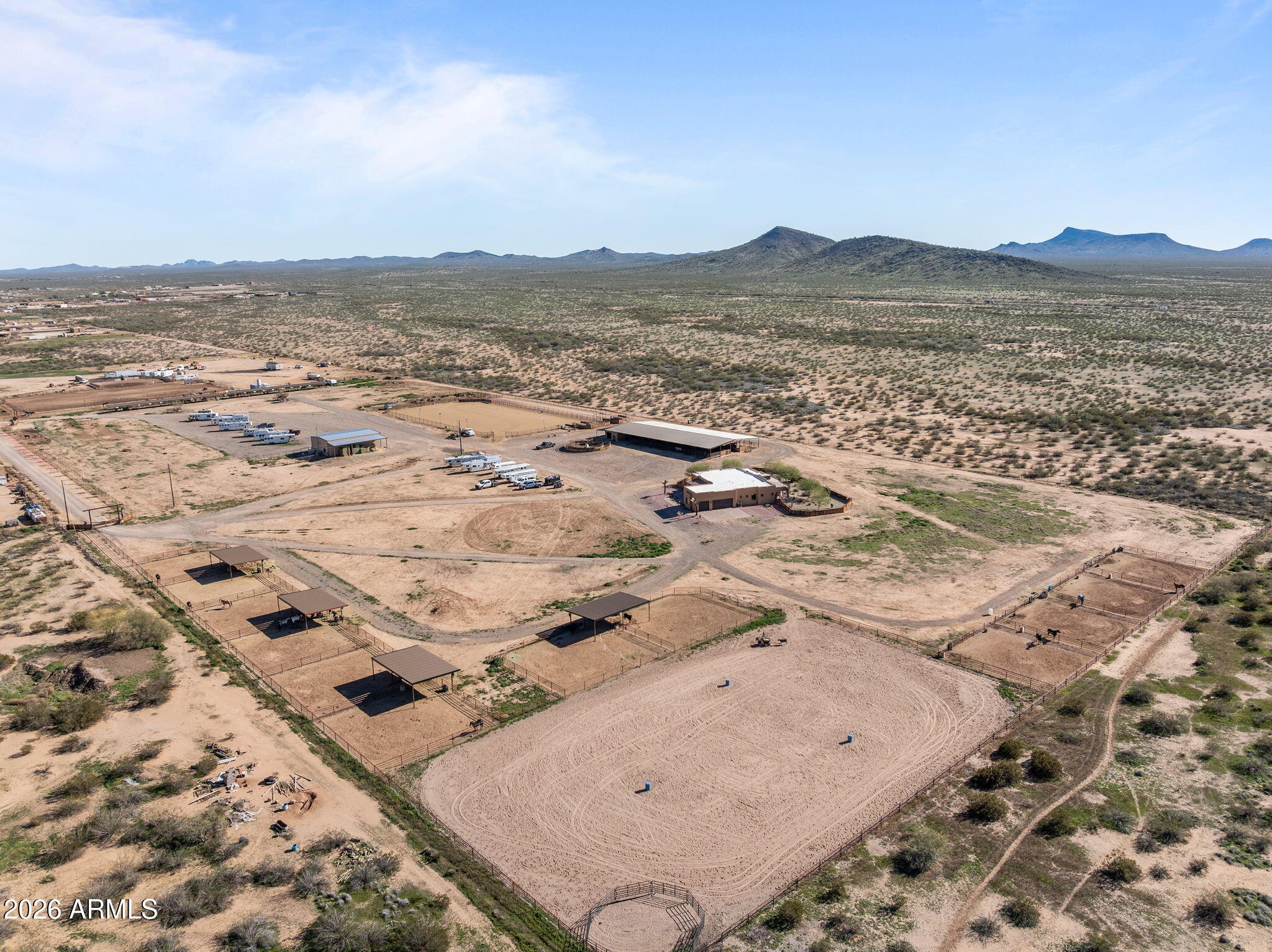 10 Acres with full horse set-up - Residential