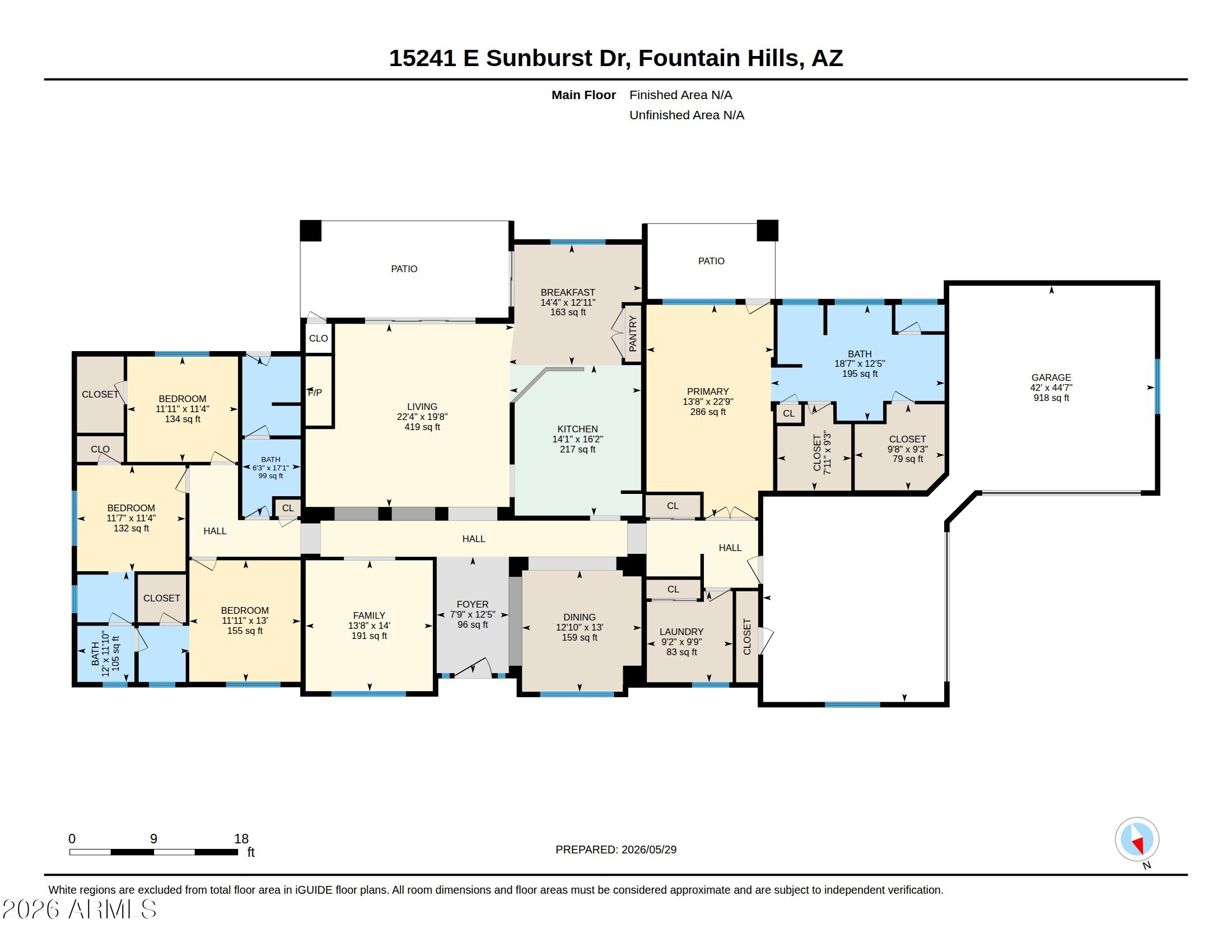 FOUNTAIN HILLS PLAT 606-A - Residential