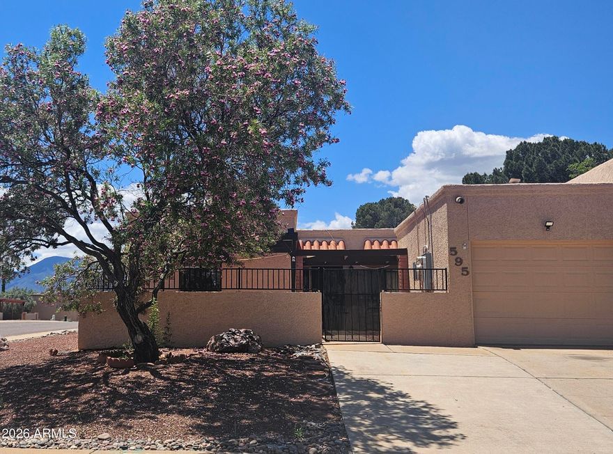 All the comforts of home and then some with this nice Townhome!! Approximately 1,940 sq. ft . 2 large bedrooms, 2 baths, Great room with fireplace, separate dining room. Large bonus room (approximately 600 sq.ft.) with closet and mini split. Can be used for many different purposes. Both baths have had remodeling done. Newer mini split, HVAC system, water heater and Solar. Comfortable courtyard entry, private backyard with RV Gate. 1 car garage with storage cabinets. Front and backyard have easy care landscape. Solar was installed in 2023 and will be paid off in full before close of escrow.