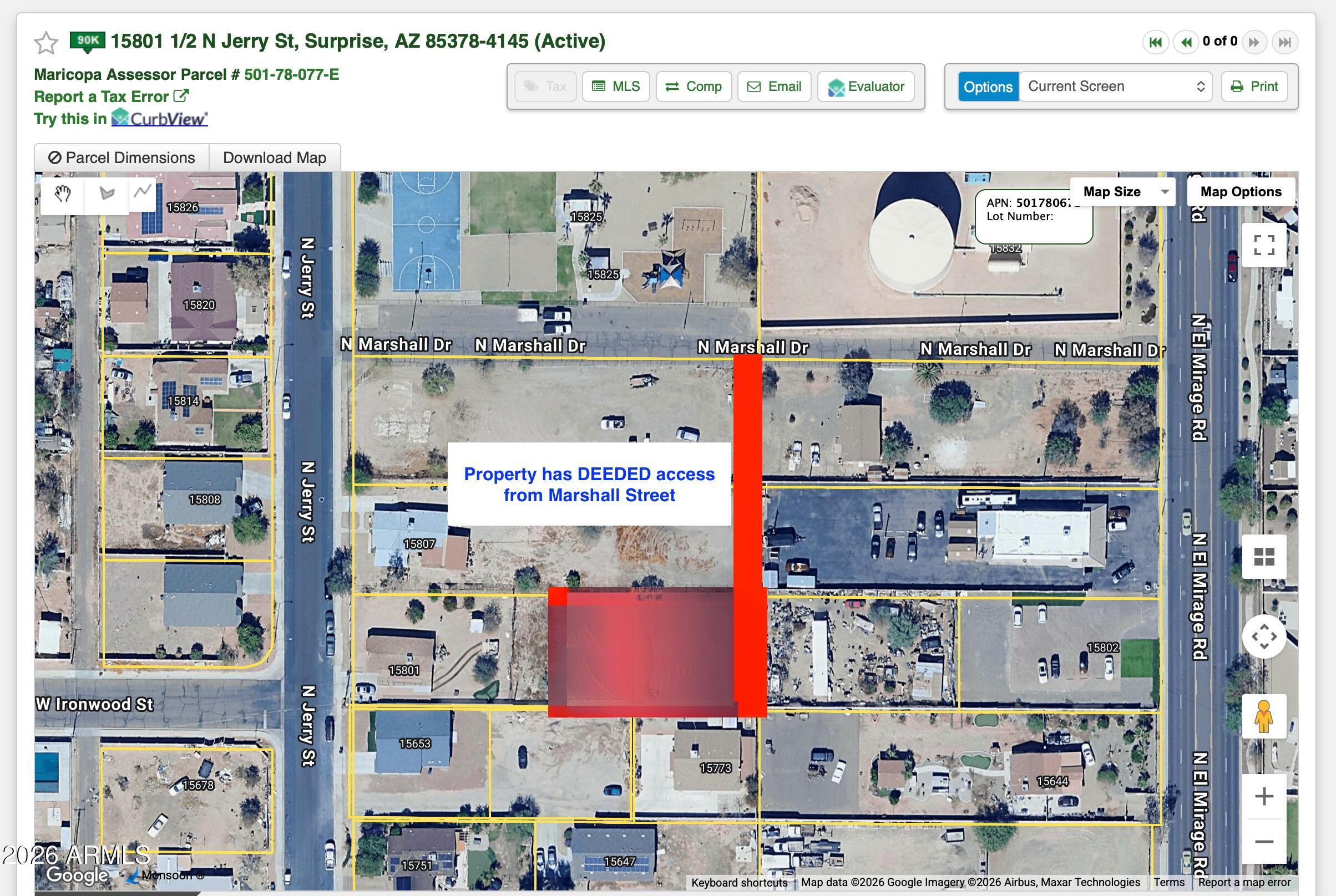 15801 1/2 N JERRY Street -