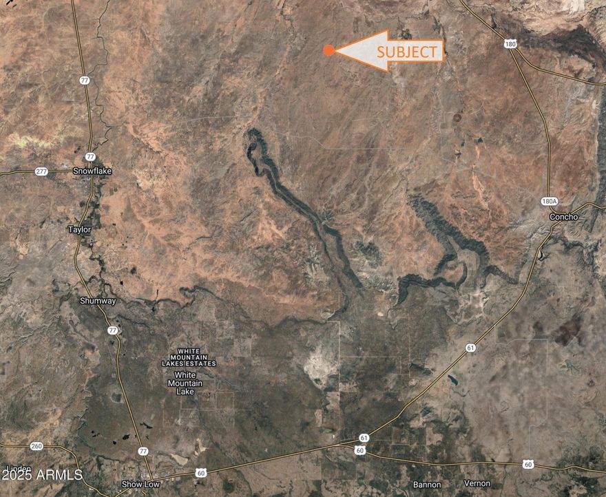 ESCAPE THE CITY TO NORTHERN AZ!! 10.36 ACRE PARCEL BETWEEN SNOWFLAKE & CONCHO, AZ. EXTENSIVE NETWORK OF COUNTY ROADS IN THE AREA. CONSIDERED OFF-GRID/PERFECT FOR RECREATIONAL USE. APPX 5400FT ELEVATION.  ZONED AGRICULTURE.  DIRECTIONS & LISTING FOR THE N/W 10.36 ACRE PORTION OF THE APACHE COUNTY PARENT PARCEL APN 212-35-236.*SELLER MAY CARRY*BUYER TO VERIFY SCHOOLS, ZONING/USE, UTILITIES, ACCESS & ALL PERTINENT INFORMATION*SELLER MAY CARRY* DIRECTIONS: AZ HWY 77 (MAIN ST) /3RD ST (CONCHO HWY)- EAST ON CONCHO HWY, N THEN E ON CR 5270 APPX 2 MILES, NORTH ON N9211 JUST OVER 4.25 MILES, WEST ON N9226 JUST OVER ¾ MILES TO NE CORNER OF PARCEL. DO NOT USE ADDRESS TO LOCATE, MUST USE COUNTY GIS MAPS & GPS COORD 34.6135672, -109.842441.