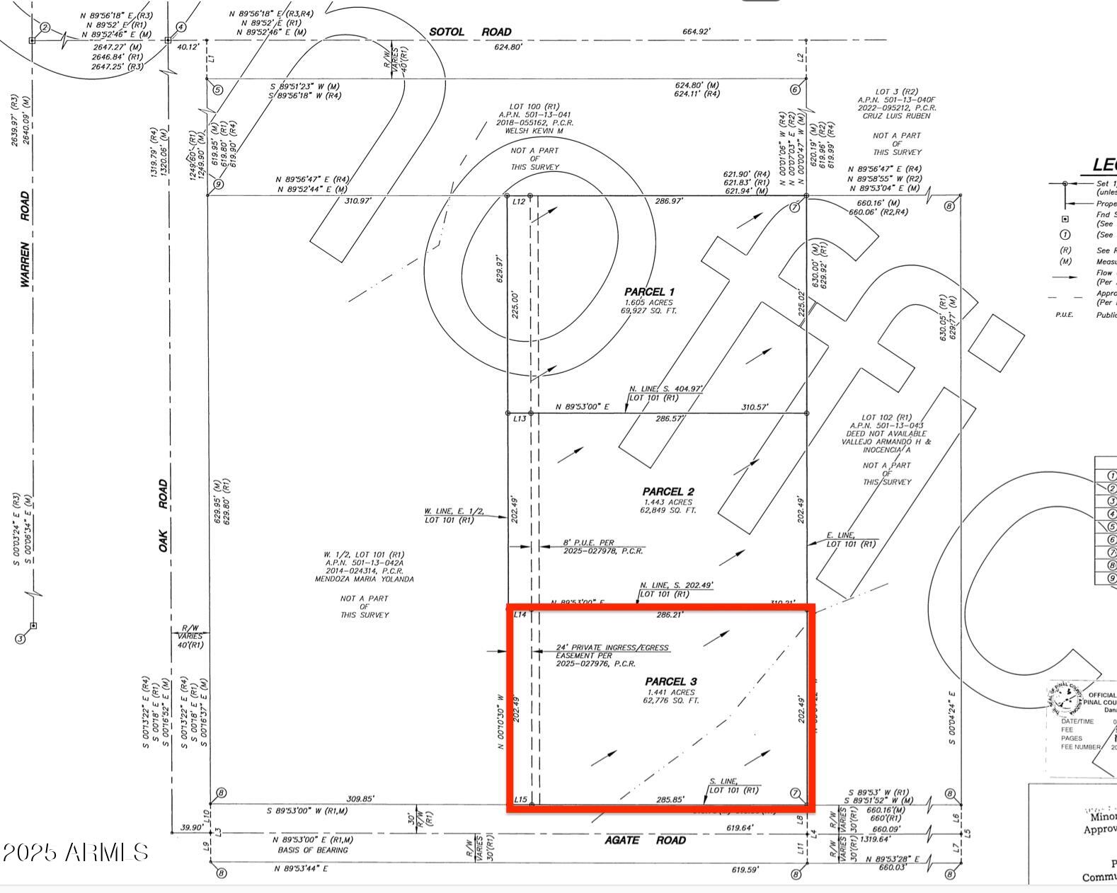 0 W agate Road E 1/2 Lot 101