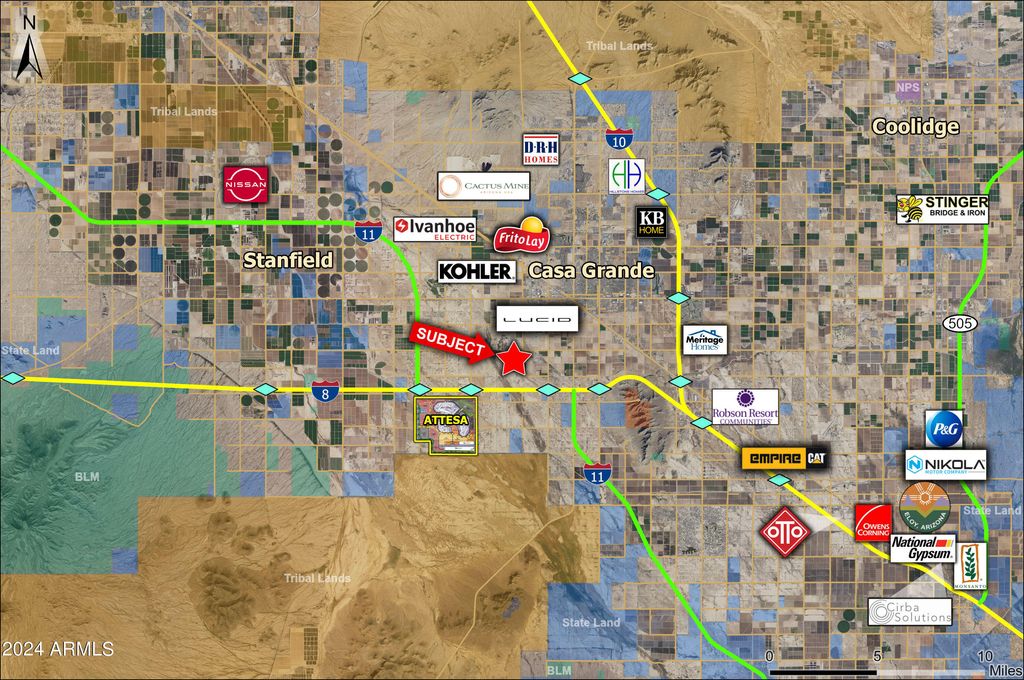 Photo of 0000 S Burris Road #-, Casa Grande, AZ 85193 (MLS # 6911242)
