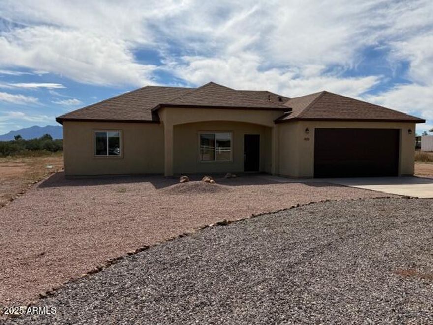 Brand new and never lived in! This beautiful 3 bedroom, 2 bath home for rent sits on a full acre with stunning mountain views and plenty of room to roam. Enjoy a spacious open layout, a huge laundry room complete with washer and dryer, and stylish modern finishes throughout. Conveniently located near Fort Huachuca, this home offers the perfect blend of comfort, convenience, and fresh country living.