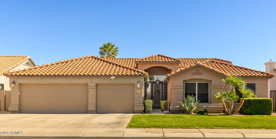 This one checks every box. Sitting on an oversized ¼-acre lot, this updated single-level home offers 4 bedrooms, 3 full baths, a den, and a rare 3-car garage. Step inside to luxury vinyl flooring throughout, fresh interior paint, and custom finishes that elevate every space. The kitchen flows into the living areas, making everyday living and entertaining easy. Retreat to a stunning primary suite with a remodeled bathroom, tiled walk-in shower, and relaxing soaker tub. Newer roof provides peace of mind.

Out back is where this home shines--your private oasis with a pool and water slide, lush grass play area, extended covered patio, and hardscape for gatherings. Mature landscaping, fruit trees, and a storage shed complete the space. Homes like this don't come around often--come see it!