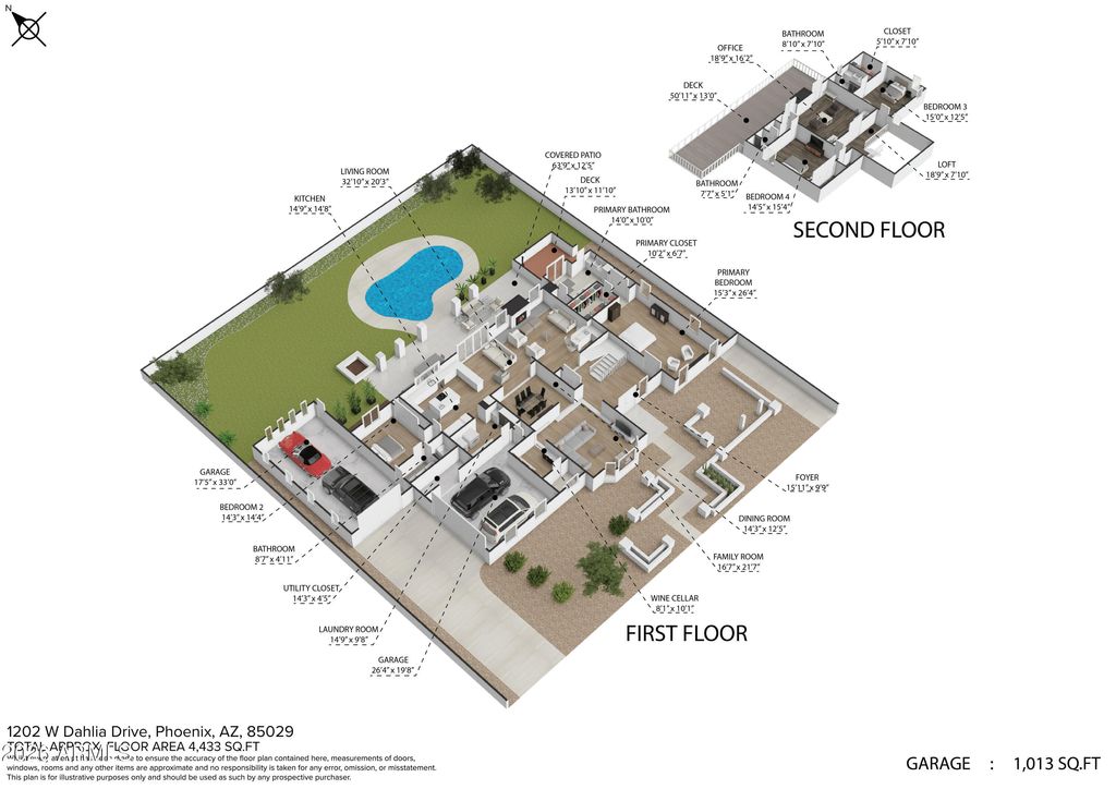 Photo of 1202 W Dahlia Drive, Phoenix, AZ 85029 (MLS # 6973880)