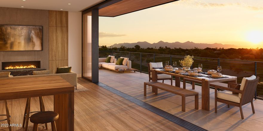 Tucked at the base of revered Camelback Mountain, Ascent is a new, private residential enclave adjacent to The Phoenician Resort - one of Arizona's premier luxury resort destination. This community incorporates the Sonoran Desert landscape directly into its design, at the most enviable location in Scottsdale. Ascent offer views overlooking the Valley & Camelback Mountain. Home designs feature contemporary architecture integrating warm, natural materials, expansive windows, and large outdoor patios. Thoughtfully designed by Nelsen Architects and Vallone Interior Design. Luxury finishes include exquisite Bulthaup Kitchens, Provenza wood floors, Sub Zero Wolf appliances & 10' ceilings.