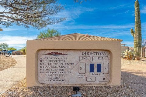 A home in Gold Canyon