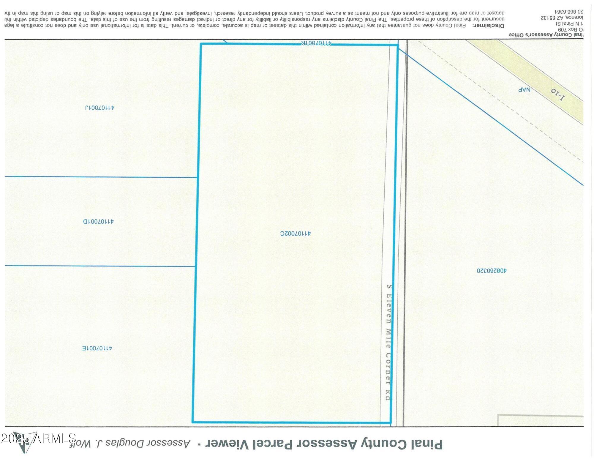 291 S ELEVEN MILE CORNER Road -