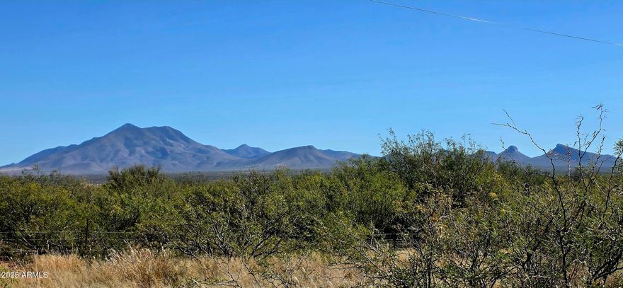 Amazing 360 degree views. Ready for your dream homestead. Choose from stick built, manufactured or Owner Builder Opt Out options. Mostly level 4+ acre lot with power at the lot line. Cleared and level area to place your home. This is the ideal area to build your dream home surrounded by peace and quiet with space for your home, workshop, barn, garden, horses, etc. Under 15 minutes to Sierra Vista's shopping and dining. Easily accessed not far from a paved road. 1/4 well share off of a working well at the corner of the property. Well water line and electric run along the north edge of the property. Offers peaceful country living without going off-grid. No HOA. Zoned RU-4. Fema Zone X.