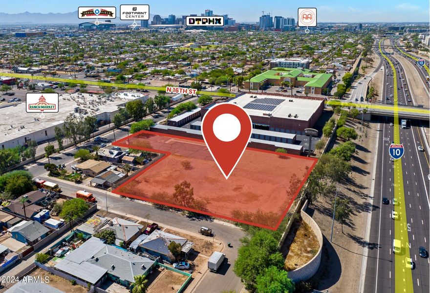 This ±1.34-acre infill site offers an entitled, shovel-ready multifamily opportunity in one of Phoenix's most active urban corridors. Approved for 17 townhomes for rent and located within both an Opportunity Zone and a Qualified Census Tract, the property is ideally timed for a developer looking to position ahead of the next multifamily cycle -- as the Phoenix pipeline thins and demand fundamentals reassert. C-2 zoning also supports a range of alternative uses -- including self-storage, specialty or high-end vehicle storage, and other commercial concepts -- for investors seeking flexibility. With direct I-10 access, proximity to Roosevelt Row, and a wave of residential development actively underway in Downtown Phoenix, this site is well-positioned for a developer ready to move.