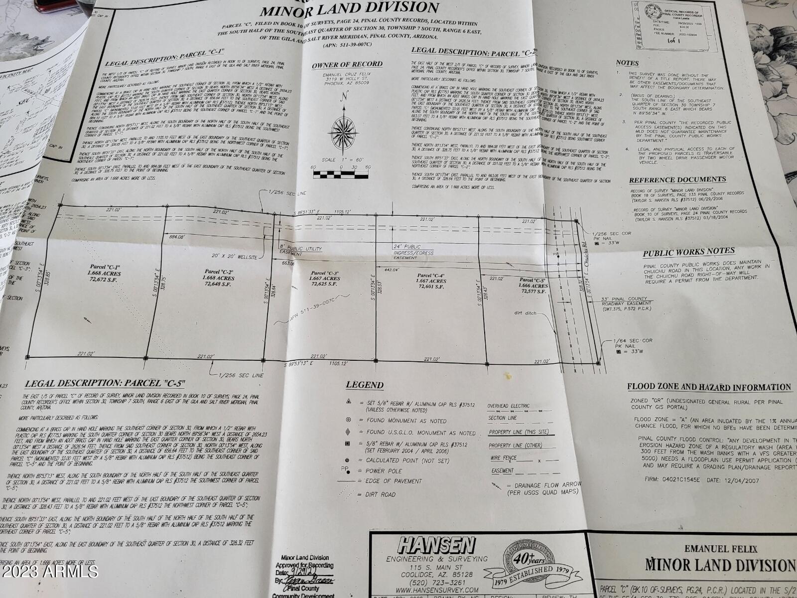 11030 S CHUICHU ''m'' Road '-'
