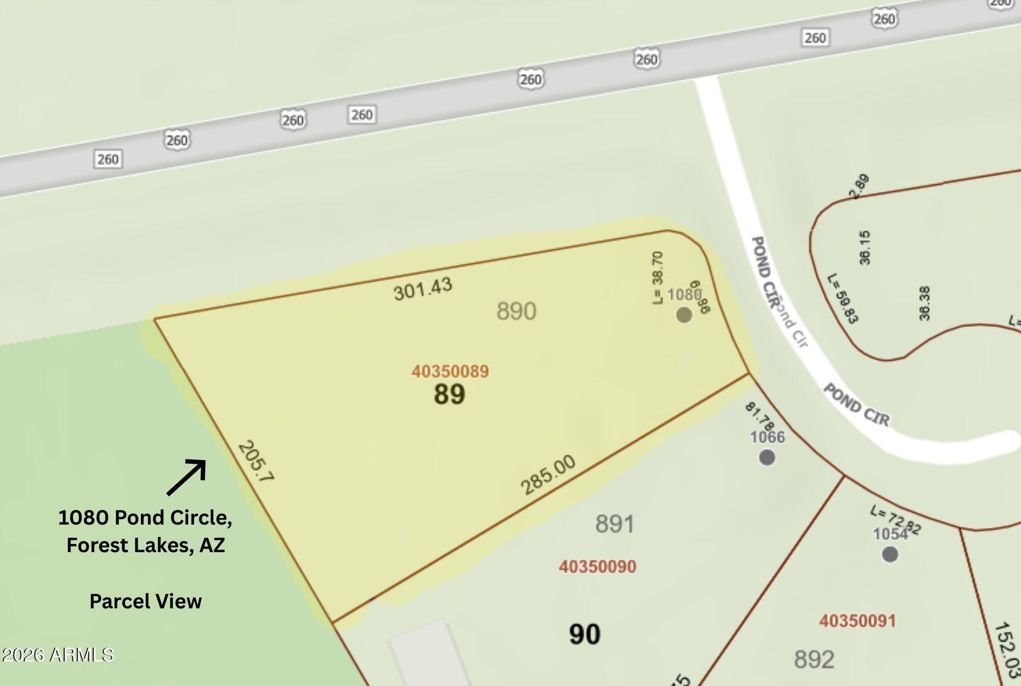 1080 POND Circle 890