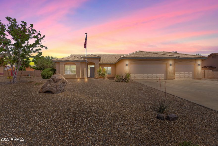 Welcome home to the desirable Canyon De Flores. This beautiful 4 bedroom 2 bath has 2 separate living spaces with 2 separate areas for dining rooms. Come see the large bedrooms and large backyard along with a 3 car garage. Call today for your private showing.