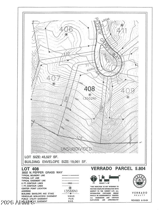 VERRADO PARCEL 5.804 - Land