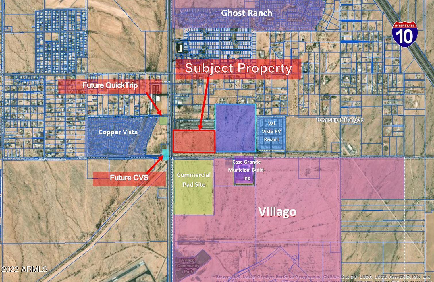 NEC Pinal Ave & E Val Vista Blvd -- -