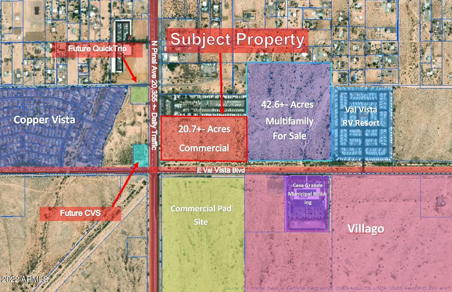 NEC Pinal Ave & E Val Vista Blvd -- -