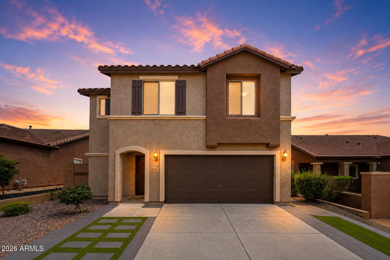 Exterior of Property Twilight