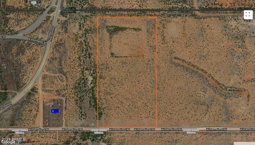 Acreage available in Naco, AZ. Side by side parcels equal just over 50 acres.
