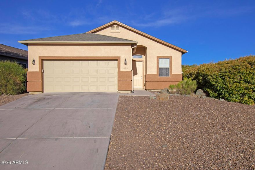 Beautifully maintained 3-bedroom, 2-bathroom home in Camp Verde featuring an open-concept floor plan ideal for both entertaining and everyday living. Whether you're looking for a primary residence, second home, or investment opportunity, this property offers scenic views, abundant natural light, and a functional layout.

Recent upgrades include exterior paint (2024) and a new HVAC system (2023). Additional features include a 2-car garage and convenient access to shopping, dining, schools, and parks.

Located near the Verde River, the home offers easy access to outdoor recreation including hiking, biking, and nearby wineries. Historic downtown Camp Verde is just minutes away, featuring local shops, restaurants, and community attractions.