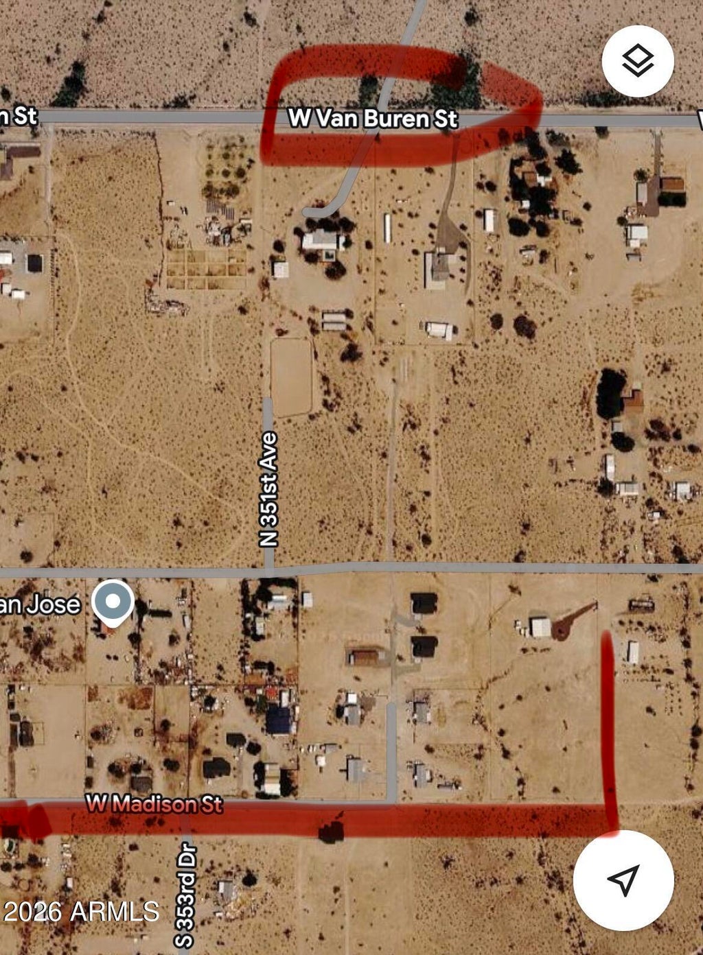 Photo of Xxxxxxxxxx N 351st Avenue #n/a, Tonopah, AZ 85354 (MLS # 7071828)