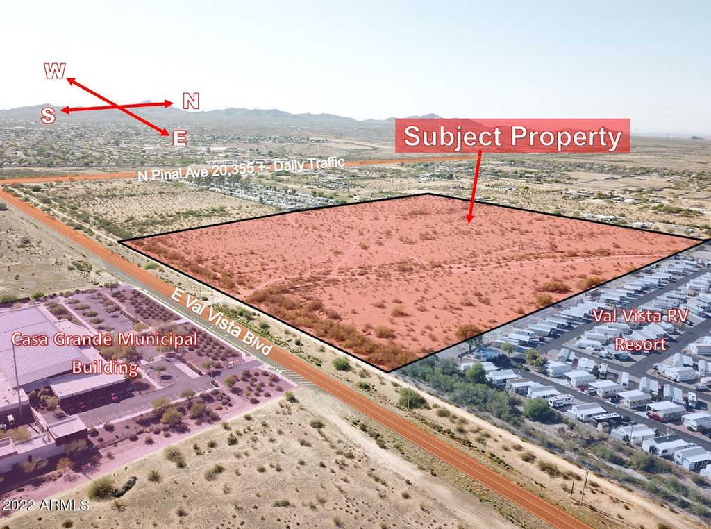Photo of East Of Val Vista Blvd &amp; N Pinal Ave #-, Casa Grande, AZ 85122 (MLS # 6893375)