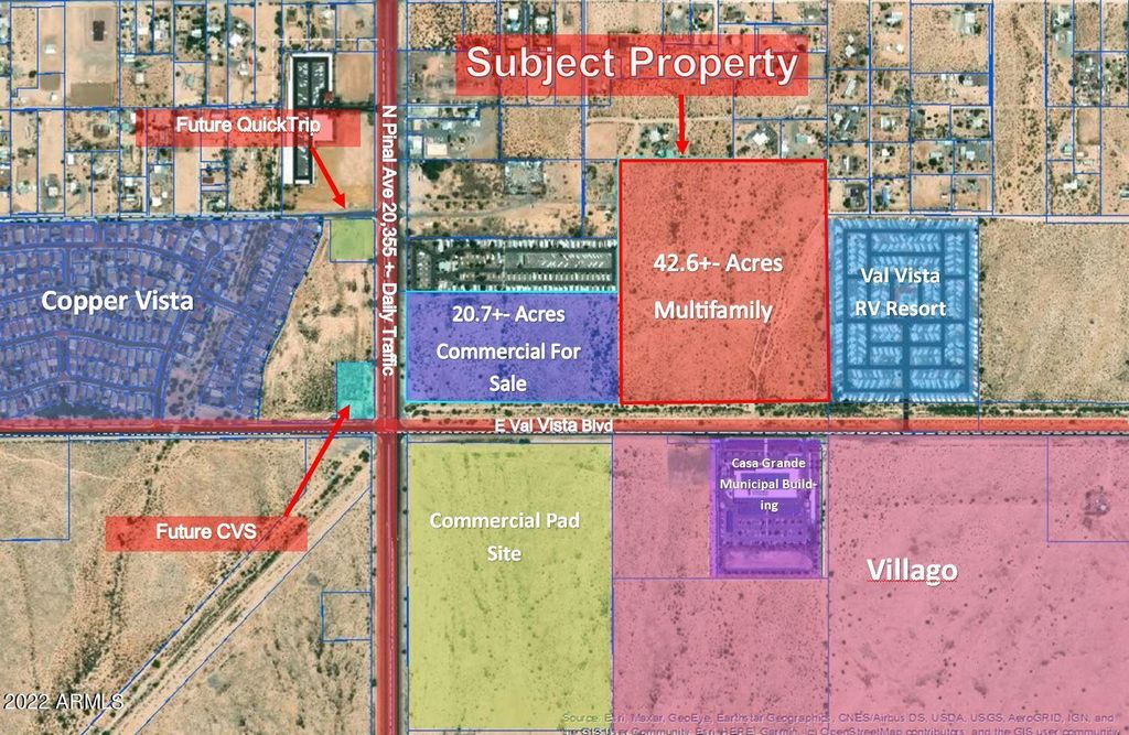 Photo of East Of Val Vista Blvd &amp; N Pinal Ave #-, Casa Grande, AZ 85122 (MLS # 6893375)