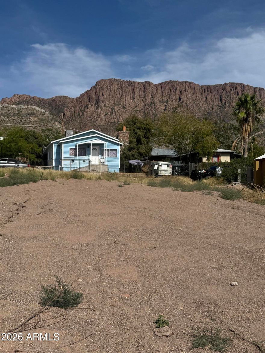 Build your dream in scenic Superior! Enjoy incredible views of Picket Post Mountain and Apache Leap, all just a short walk from the historic downtown district. Recently backfilled and graded, the property is ready for your custom home--bring your vision and make it your own.  Lot size is 3125 sqft, rectangular shape from Neary to back alley towards Lobb Ave.  Buyer to verify all information, including availability and cost of utilities.