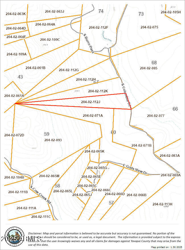 000XX S Columbia Road 112J
