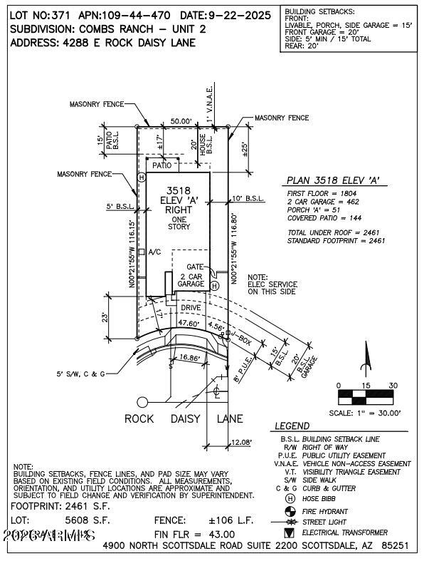 4288 E ROCK DAISY Lane