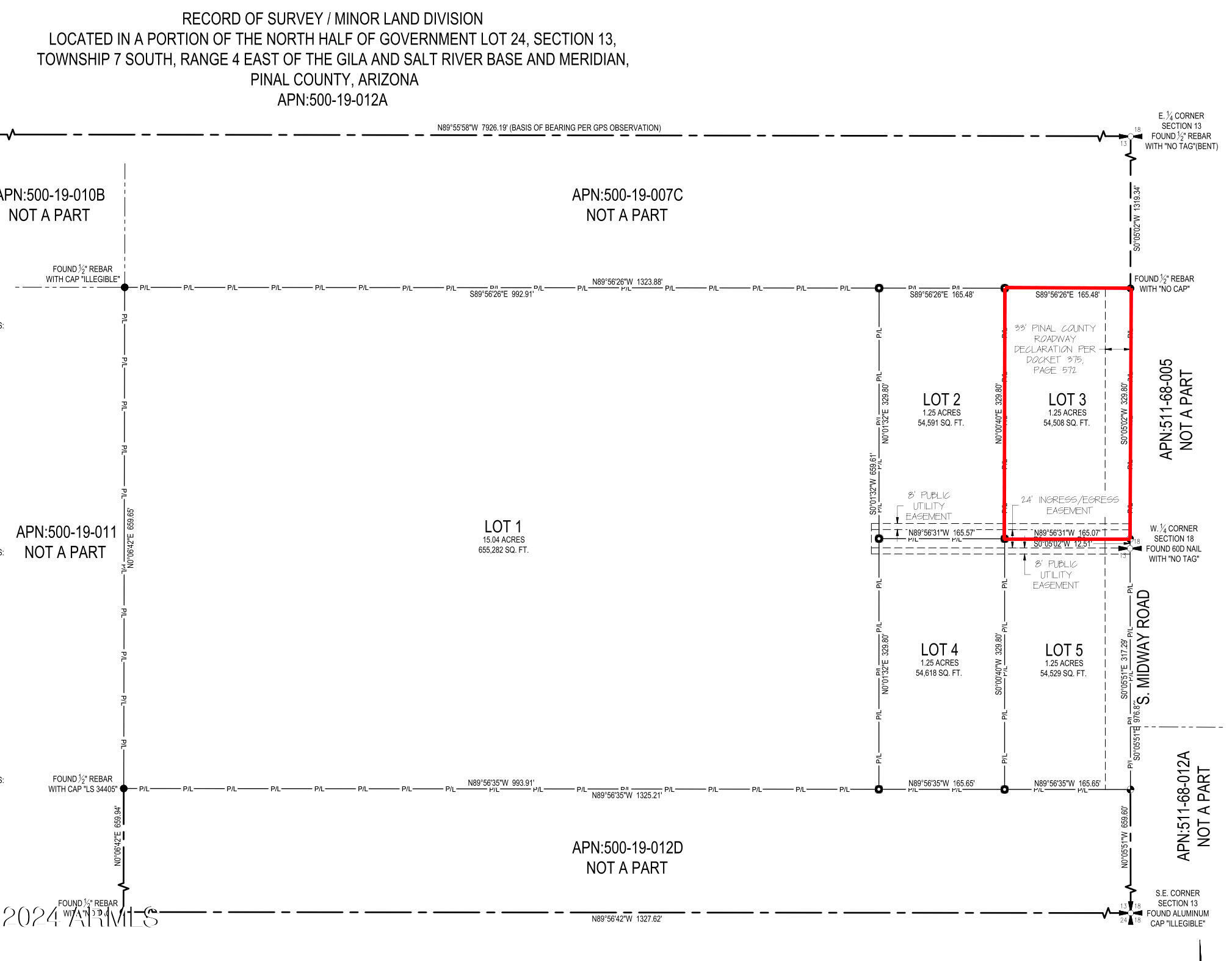 LOT 3 S MIDWAY (WEST) Road 3