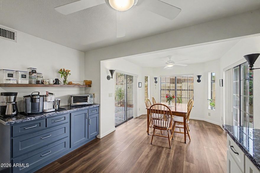 ONLY $220 PER SQUARE FT FOR A 5 BEDROOM HOME IN TEMPE!!! Stunningly UPDATED 5-Bedroom/3.5 Bath in highly desirable 'Estate la Colina' offers lots of personal space for a large or multi-generational family!  NEW extra-large plate-glass front Window! Kitchens and Bathrooms professionally remodeled. NEW Flooring & fresh Paint thru-out. NEW Fans & Lighting. NEW Pavers. Classy NEW Front Door. NEW Garage Door. NEW water heater. Two Master Bedrooms ~ one downstairs, one upstairs. Upstairs Master boasts NEW Custom Closet System, Balcony to enjoy sunsets!  Separate entrance for downstairs Master Bedroom.  NEW Gourmet Kitchen with NEW bonus coffee Bar, access to Courtyard Patio with garden area! Bonus/Reading Room upstairs with tons of natural light! Great neighborhood! NO HOA! Close to EVERYTHING! Backs to walking/bridle path (so no neighbor behind).   Not on a thru-street, so no unnecessary neighborhood traffic.  All 3 HVAC systems annually serviced.  Monthly Pest elimination.  Two water heaters.  Water Softener & R/O Systems.  Updated front landscaping.  TONS of bonus Storage Rooms - who needs a basement!  Dual-pane windows, Solar Screens...  this is a very unique home ~ not your typical cookie-cutter!