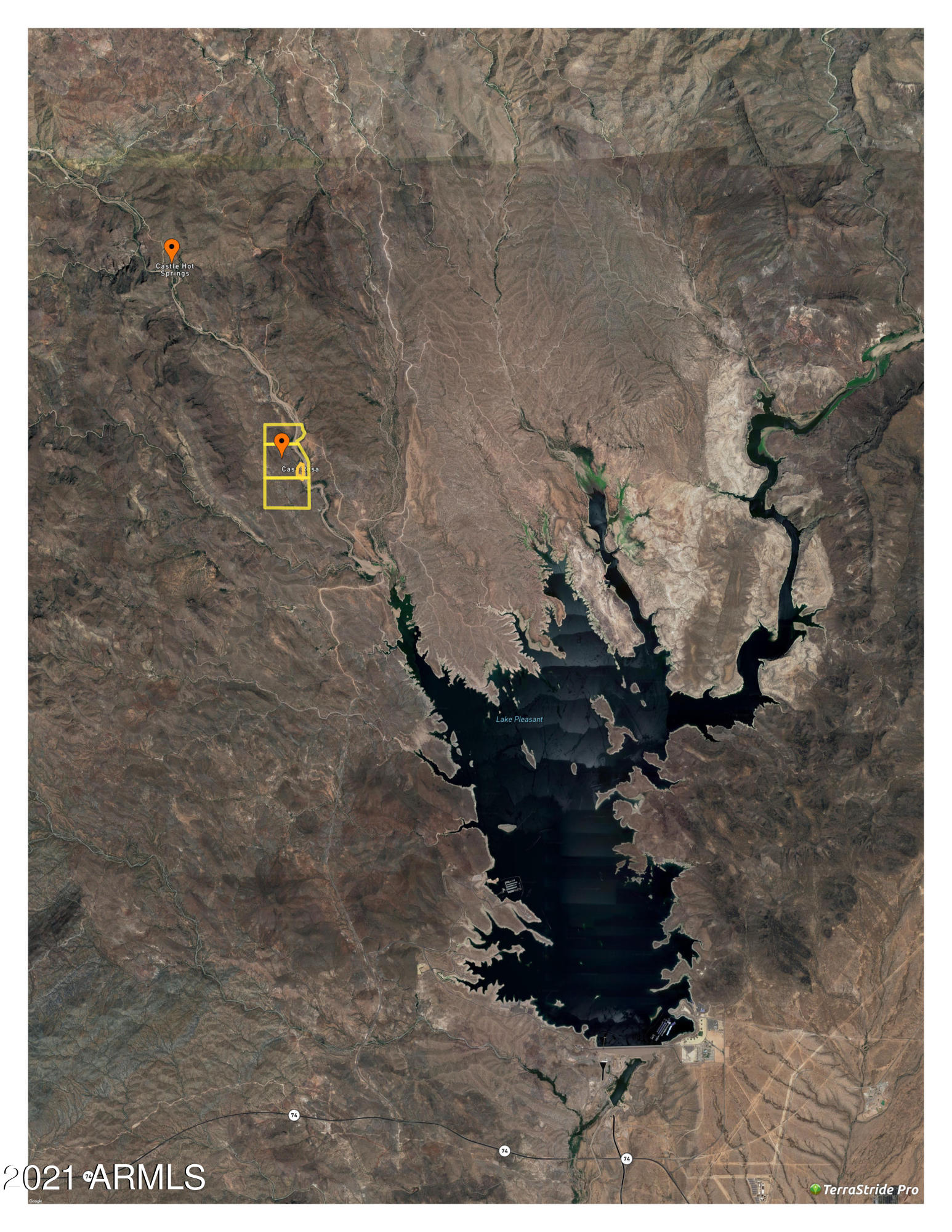 52000 N Castle Hot Springs Road -