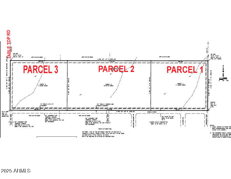 0 N Table Top 3B & 3C Road 2&3