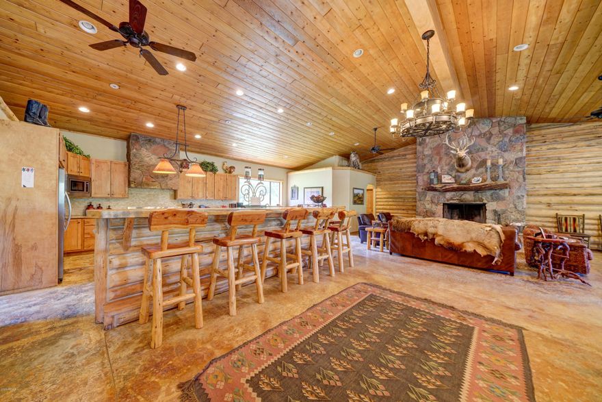 The ''Josh Ranch''  is 110 acres of privately owned land surrounded on all four sides 
 by National Forest Land, offering privacy & yet close proximity to Alpine, Arizona & Hwy 191. This 110 acres of pristine forest and pasture has long been a refuse for the abundant & diverse wildlife in Arizona.  Relax on your porch & watch the Elk come in at dusk to graze on your meadow.

Opportunity awaits the next owner of this incredible ranch property.  With 5 cabins a bunk house, entertainment lodge equipped with all the modern amenities opening to a large expansive deck.  There is an outdoor BBQ & ramada,  6 RV sites,  plenty of space to entertain your family, friends & guests!   Weddings, family reunions, corporate retreats... there are endless possibilities for the future of the Josh Ranch