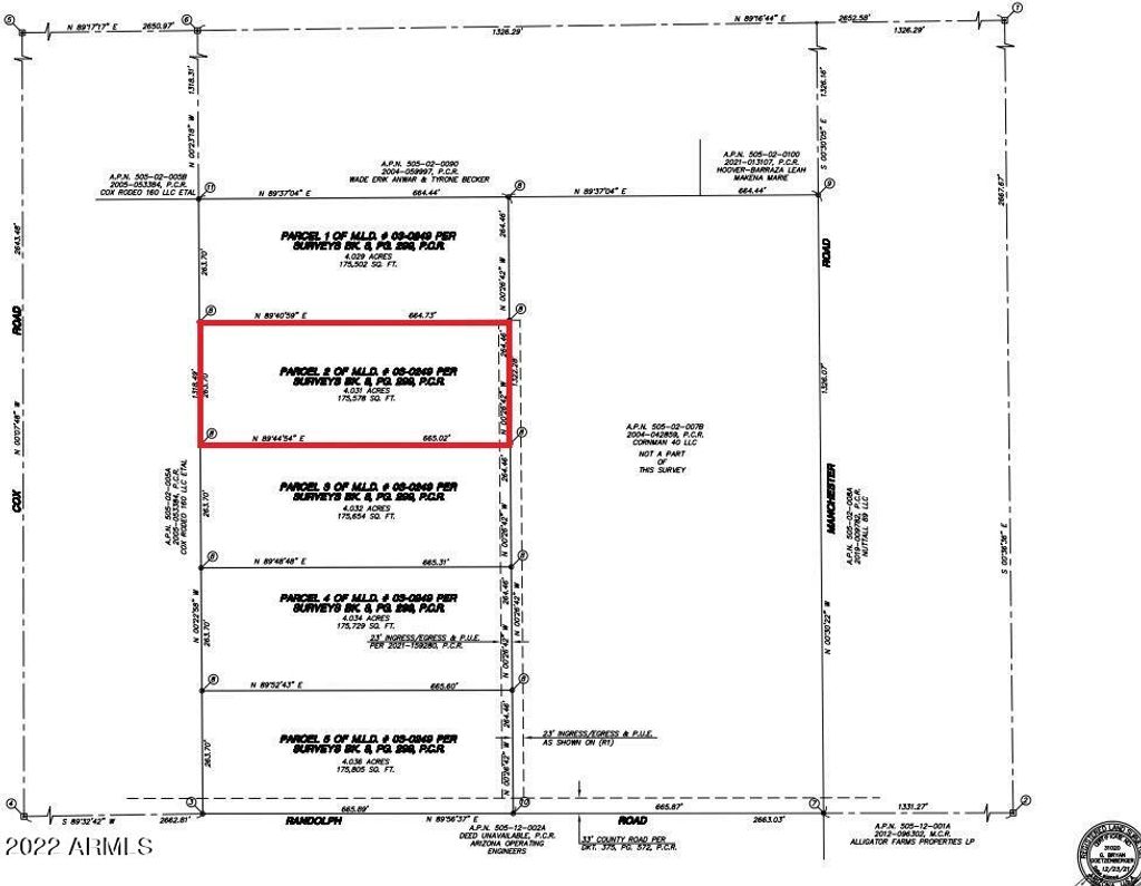 Photo of 10536 W Randolph Road #Parcel 2, Casa Grande, AZ 85194 (MLS # 6608098)