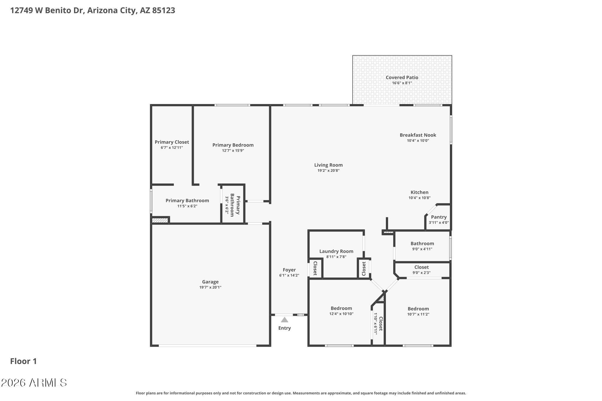 12749 W BENITO Drive