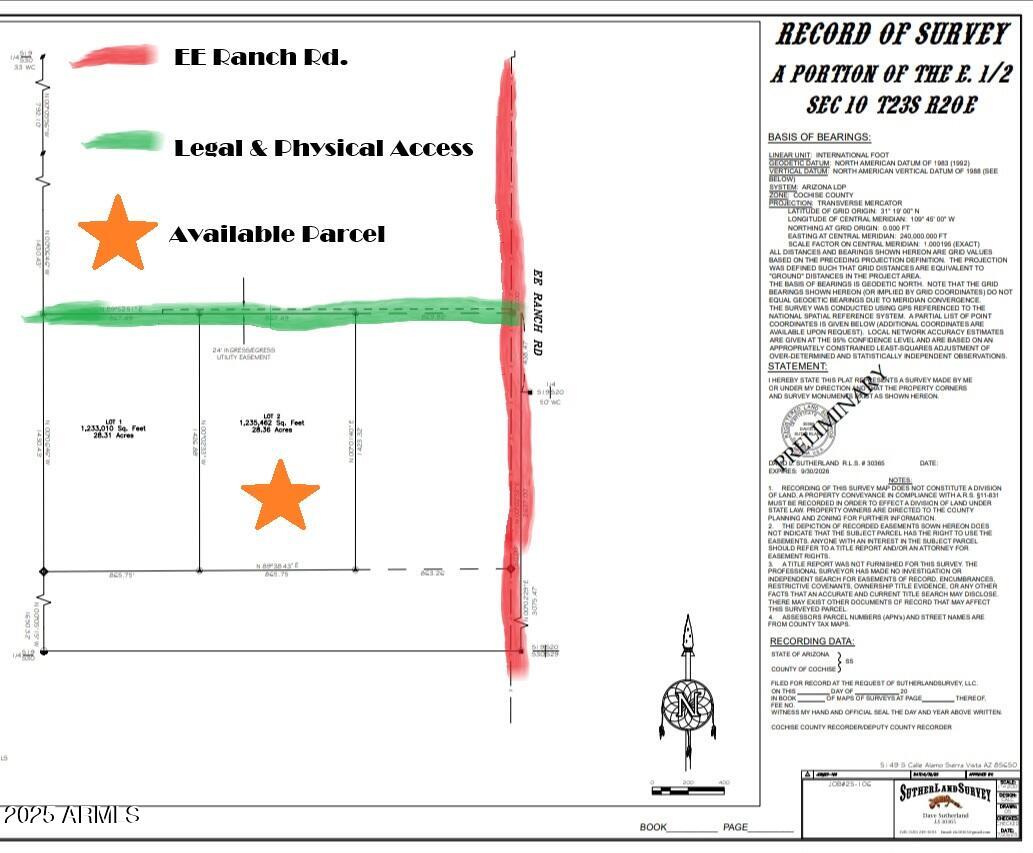 TBD N EE Ranch lot 2 of 2 Road 2 of 2