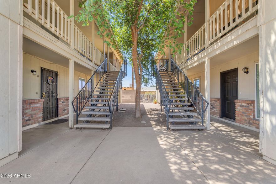 **WELL-MAINTAINED, TURN-KEY** 4-Plex with NO HOA is located in a HIGH-DEMAND, QUITE Mesa neighborhood~The property is PROFESSIONALLY-MANAGED, has LONG-TERM Tenants, resulting in LOW vacancy-rates and REDUCED operating-expenses~ALL (4) units are 2 bed/1 bath, and are individually-metered for electricity~LINEAR parking provides, TWO vehicle-spaces per unit~The ground-floor units include PRIVATE-ENCLOSED yard-areas, two units are FULLY-REMODELED and the other two are UPDATED~The property location offers Tenants a suburban-feel with convenient access to modern amenities such as - Mesa Riverview, Mesa Grand , Superstition Springs and Tempe Marketplace - Westwood High School, Mesa Community College and ASU - Tempe Campus are also nearby~ 101 and 202 interchange, Phoenix Sky Harbor, Mesa Gateway airports, are all close, for easy commuting and traveling~Long-term Tenants have rents "relatively below-market," creating a potential opportunity for value-enhancement in a submarket where renovated and updated units are leasing for OVER $1,375 to $1,500