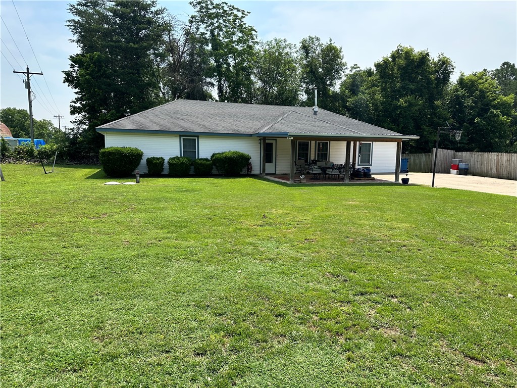 Don't miss out on this charming home on 1.76mol acres! Not only would you have a super cute home, but you can utilize the property for a business, homestead, potential building sites, RV space, etc. Home also has an additional bonus room that would be great for another bedroom, great room, homeschooling, or any other need you may have, and even has an attached office space. The 2 door shop is 20x22ft and creates a great opportunity for hobbies or business, with its own electric meter as well. There is also a RV clean out near the septic system. Water faucets around the property are handy for picking a gardening spot you prefer. Covered brick patio in front is great for entertaining or enjoying the outdoors. Wood stove keeps the home warm in winter. Walk in pantry/laundry with storage space is great for any home chef or canner. Plenty of kitchen counter space too! The motorized gate adds to having your own privacy/security. Well sized rooms and storage throughout. Close to town while still enjoying country living.