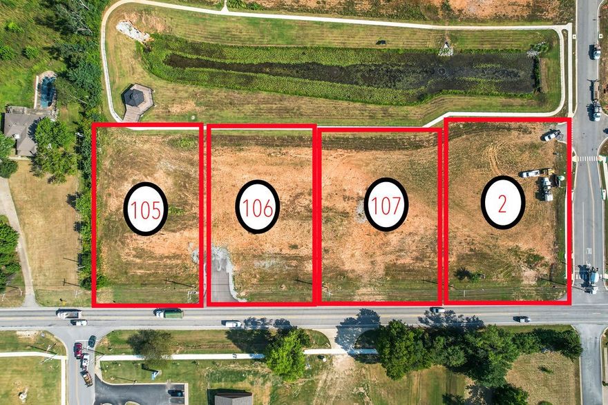 Lot 105 is a .680 acre Commercial lot (C-2) in newly established Woodcrest Walk Subdivision. Substantial Hwy 102/Centerton Blvd frontage. All utilities on site. Please note the acreage has been updated since attached survey was done due to ARDOT's future Hwy 102 improvements/widening. Prospective buyers are encouraged to confirm utilities and property taxes for themselves. 5 Commercial lots available in Woodcrest Walk S/D. See also MLS#s 1326082, 1326095, 1326108, 1326110 and 1326112 for Commercial Lots 1, 2, 105, 106, 107 and MLS# 1326114 for combined listing. (Multi-Family Lots 3 and 5 have already been sold.)