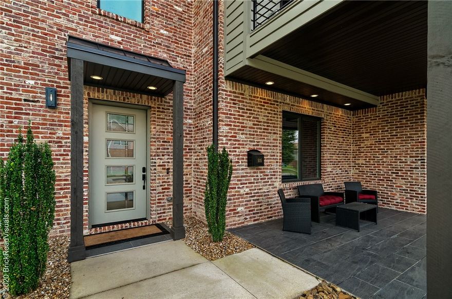 Location, location! This luxurious downtown townhome built by CalCon Inc. is a perfect entertaining and living space for an easy low maintenance lifestyle. It features a gourmet kitchen with high end appliances, oversized double door refrigerator, oversized island and granite counters. Open floor plan with a dining and living space great for entertaining. Hardwood floors throughout with 14' ceilings and tons of windows for natural lighting. Four bedrooms plus a dedicated office with built-ins and French doors, opening to huge entry perfect for work from home. Huge master bedroom with spa master bath, soaking tub and double shower. Grand entryway and wide modern staircase, bonus media nook at top of stairs. Outdoor space includes 2 balconies and 2 patios, built-in outside grill, irrigation system and minimal yardwork!