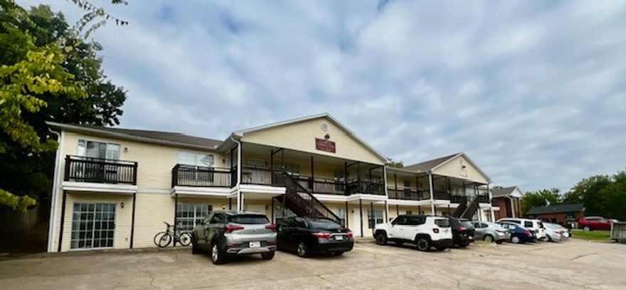 Very Rare opportunity to purchase a 10 unit fully occupied apartment building footsteps from the University of Arkansas Campus. These units are the highly desired but hard to find 2-bedroom 2 bath with full size laundry room floor plans!  8 of the 10 have been fully remodeled and the other 2 have been partially updated. Entire complex is fully leased under market rent so there is significant upside to the rent roll. Each unit has central heat and air and all major appliances.  Located right across the street from the bus route although most would likely just walk to class!