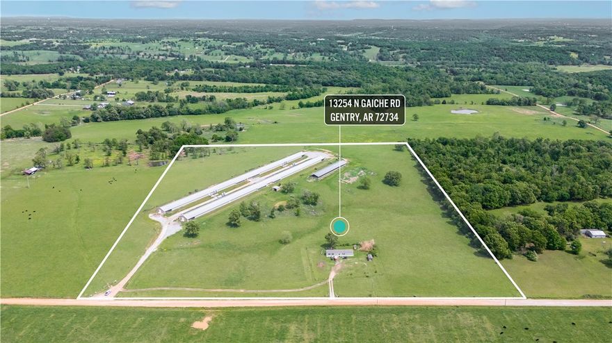 4 House Hen Farm in A Prime Location Just Minutes from XNA Airport. 2 40X840 Houses with Egg Rooms In The Middle. Tyson Contract, Farm Will Gross About $325,000 Annually. 35 Acres with Plenty of Room For Cattle / Livestock. Call Agent For More​​‌​​​​‌​‌​​​‌‌​​​‌‌‌​​‌​​‌‌​​​​ Info.