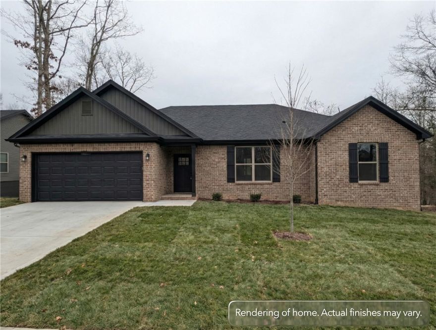 Welcome To Your Next Home! This Fabulous New Build Is Wrapping Up In April 2026 And It Is A Total Stunner. Step Inside To A Wide-Open Main Living Area That Just Feels Nice And Offers Easy Furniture Placement. 9-Foot Ceilings Throughout. The Kitchen Is Next Level, Featuring Custom Cabinets, Your Choice Of Quartz Or Granite Counters, And A Sharp Tile Backsplash. We Are Talking Under-Cabinet Lighting, A Pantry, And An Island Plus Eat-In Dining Perfect For Entertaining. The Primary Suite Is A Real Retreat With A Top-Tier Bath Offering A Dual Vanity, Full Custom Tile Shower, Private Potty Closet, And A Walk-In Closet. Two Secondary Bedrooms Share A Full Hall Bath That Also Rocks A Dual Vanity—No More Fighting Over Sink Space! With Smart Storage And A Covered Back Deck, This Place Has It All. Look At It. Love It. Contract It. Design It. With The Interior Specs Wide Open, Lets Make It Yours!