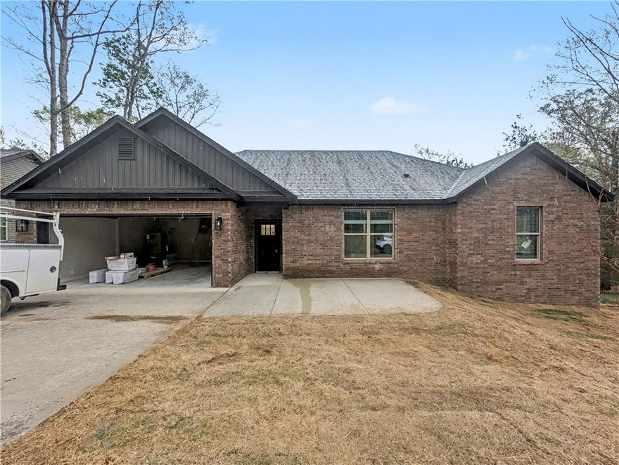 Welcome To Your Next Home! Fence, Blinds, Gutters Included! This Fabulous New Build Is Wrapping Up In April 2026 And It Is A Total Stunner. Step Inside To A Wide-Open Main Living Area That Just Feels Nice And Offers Easy Furniture Placement. 9-Foot Ceilings Throughout. The Kitchen Is Next Level, Featuring Custom Cabinets, Your Choice Of Quartz Or Granite Counters, And A Sharp Tile Backsplash. We Are Talking Under-Cabinet Lighting, A Pantry, And An Island Plus Eat-In Dining Perfect For Entertaining. The Primary Suite Is A Real Retreat With A Top-Tier Bath Offering A Dual Vanity, Full Custom Tile Shower, Private Potty Closet, And A Walk-In Closet. Two Secondary Bedrooms Share A Full Hall Bath That Also Rocks A Dual Vanity—No More Fighting Over Sink Space! With Smart Storage And A Covered Back Deck, This Place Has It All. Look At It. Love It. Contract It. Lets Make It Yours!