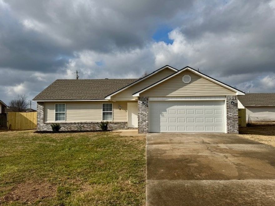 Conveniently located rental that offers small-town charm with everyday practicality. This newly remodeled home features a functional layout with bright living spaces, a well-sized kitchen, and cozy bedrooms that make it easy to feel at home. New ceramic wood look tile throughout, fresh paint, granite counter tops, new fixtures, new trim and doors and more. Outside, enjoy a large covered patio and fenced in back yard. Located in a quiet neighborhood just minutes from schools, parks, and local shops, this property provides a great balance of peace and accessibility, making it an excellent place to call home.